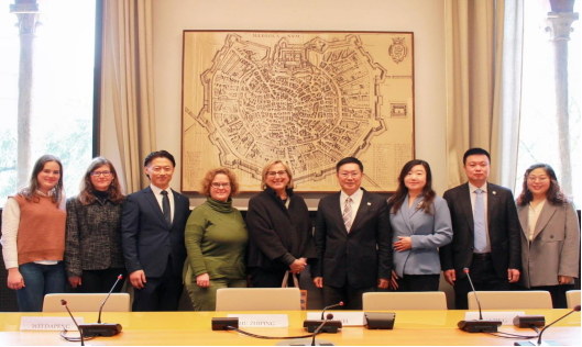 中外语言交流合作中心副主任胡志平率团访问完美网页版米兰国立大学孔子学院