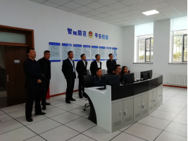 校领导考察指导完美网页版安防指挥中心工作