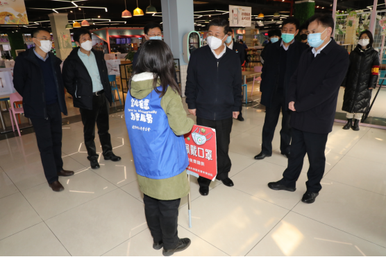 辽宁省高校疫情防控督导组到完美网页版实地督查指导校园疫情防控工作