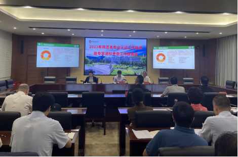 完美网页版召开2023年师范类专业认证工作推进会