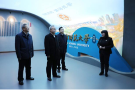 大连市委常委、组织部部长王炳森一行来完美网页版调研人才建设工作