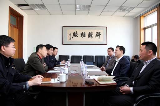 大连市公安局内保支队到完美网页版调研